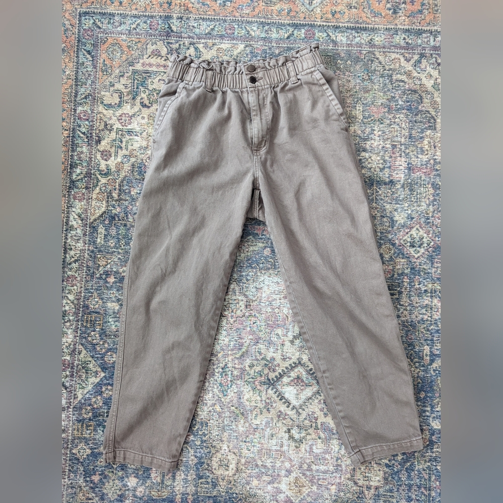 Universal Thread Paperbag Tapered Tan Jeans - Size 10